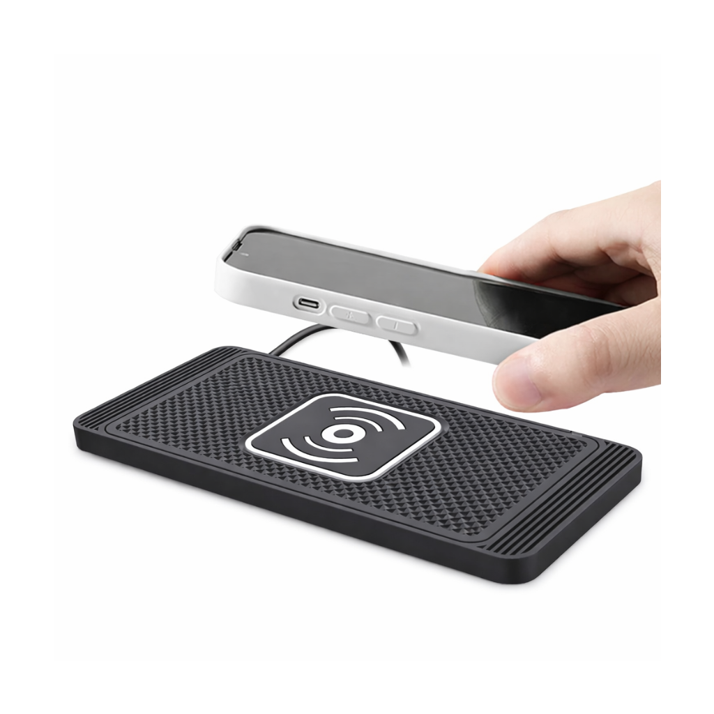 Carregador Sem Fio para Carro 15W – Base Wireless Charging Pad