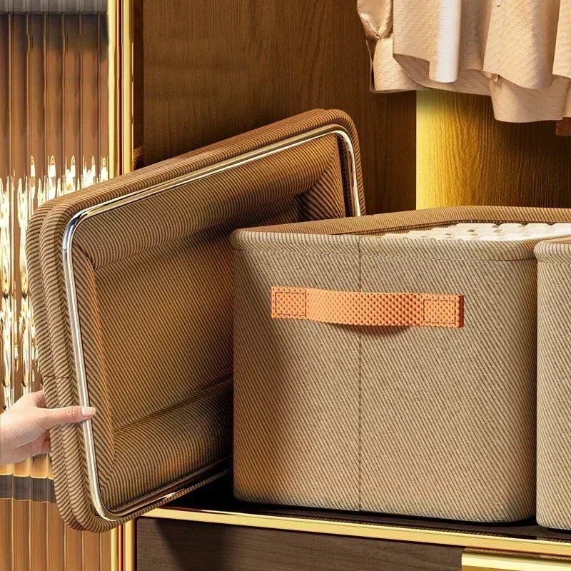 Organizador de guarda-roupa, caixa para armazenamento no armário, gavetas, armazenamento de quarto