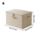 Caixa de armazenamento com tampa, recipiente empilhável à prova de odor com alça, cestas de prateleira laváveis para cobertor roupas brinquedos casa organiza