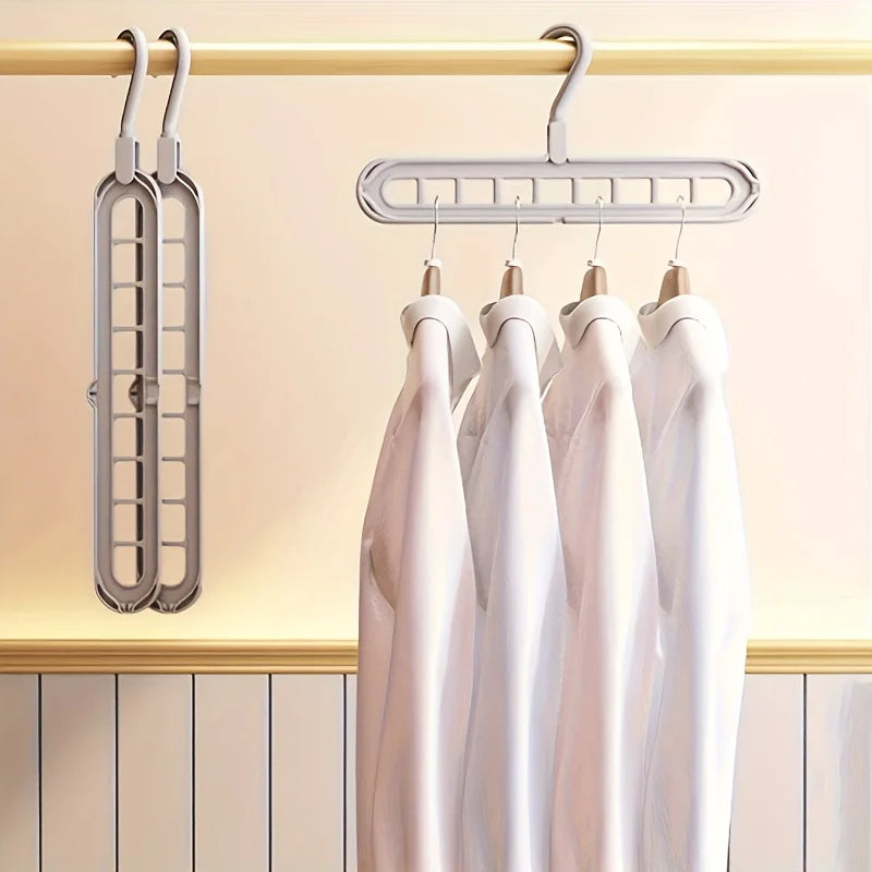 Organizador de Cabides em Cascata para Guarda-Roupa (Kit 3 Peças)