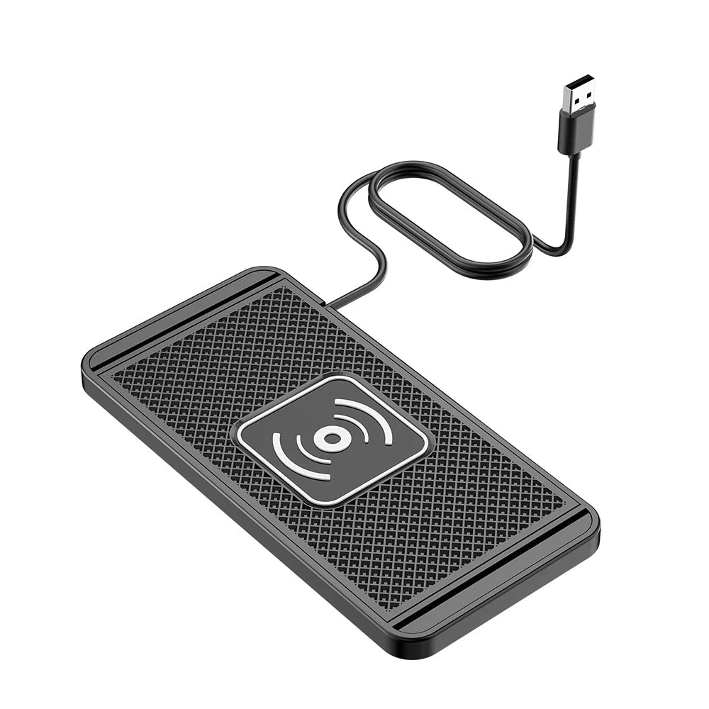Carregador Sem Fio para Carro 15W – Base Wireless Charging Pad
