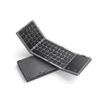 Teclado Bluetooth Dobrável Portátil Recarregável para Celular, Tablet e Notebook